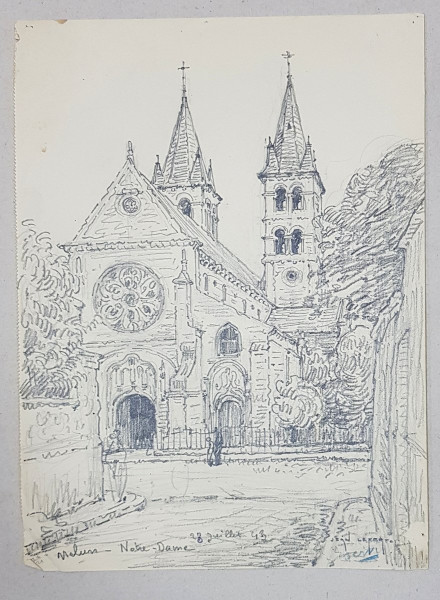 Jean Lefort (1875-1954) - Melun - Notre-Dame