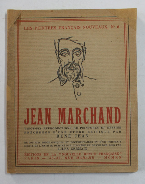 JEAN MARCHAND par RENE JEAN , 1920