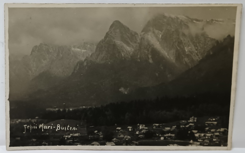 JEPII MARI , BUCEGI , FOTOGRAFIE TIP CARTE POSTALA , INTERBELICA