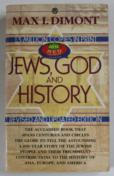 JEWS , GOD AND HISTORY by MAX I. DIMONT , 1994