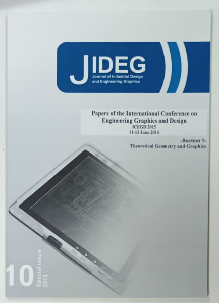 JIDEG , JOURNAL OF INDUSTRIAL DESIGN and ENGINEERING GRAPHICS Nr. 10, 2015