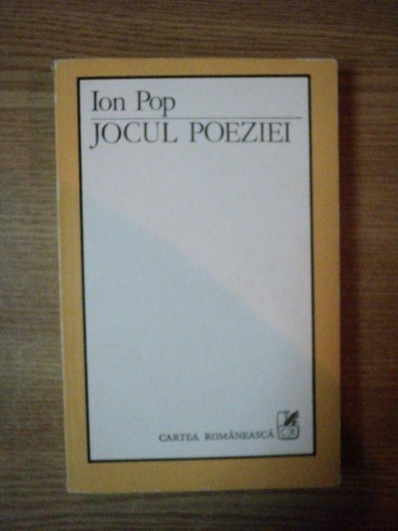 JOCUL POEZIEI de ION POP , 1985
