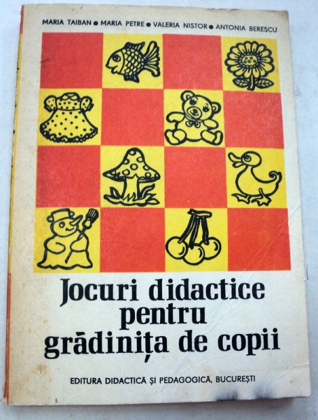 JOCURI DIDACTICE PENTRU GRADINITA DE COPII  1976