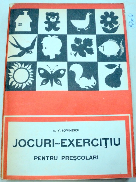 JOCURI-EXERCITIU PENTRU PRESCOLARI-A.P. LOVINESCU  1979