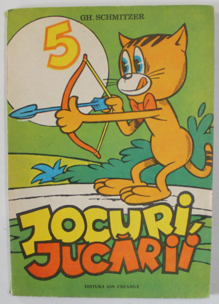 JOCURI , JUCARII , desene de GH. SCHMITZER , 1983 , CARTE DE COLORAT