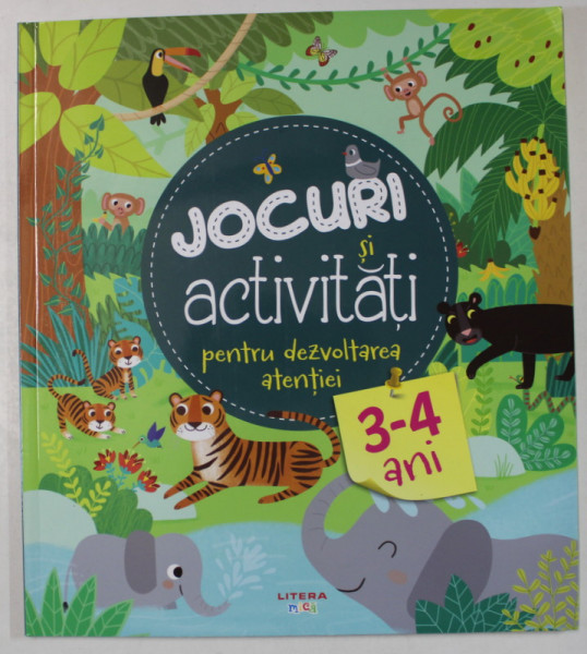 JOCURI SI ACTIVITATI PENTRU DEZVOLTAREA ATENTIEI , 3-4 ANI , 2022