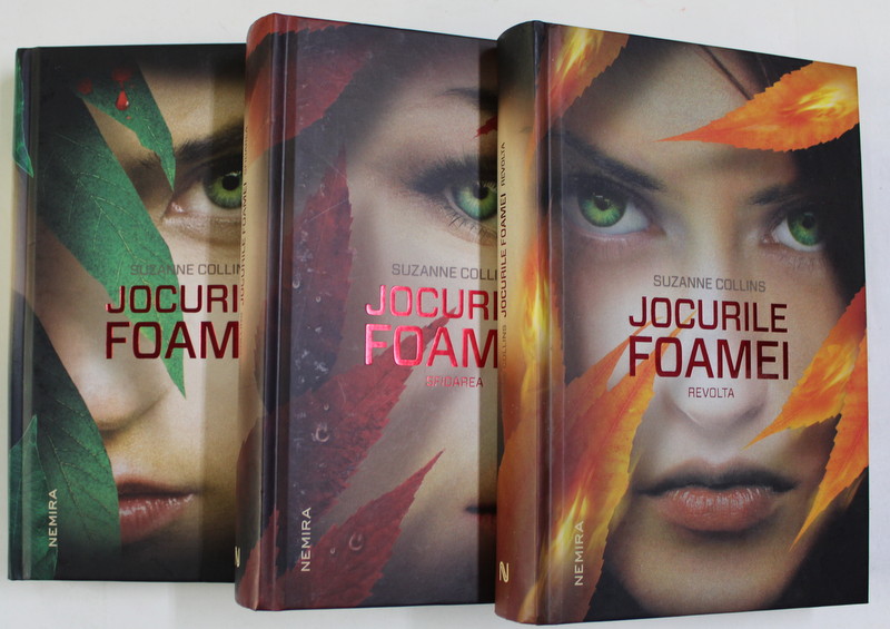 JOCURILE FOAMEI , VOLUMELE I - III , EDITIA A II - A de SUZANNE COLLINS , 2011 *EDITIE CARTONATA