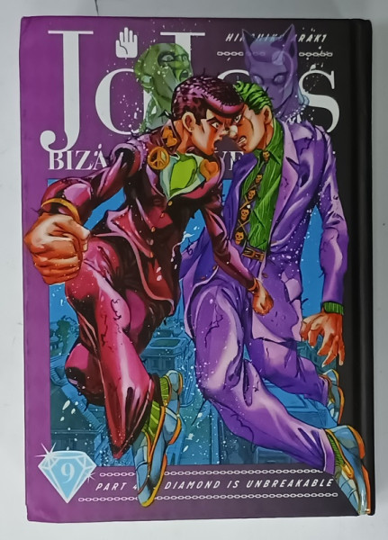 JOJO 'S BIZARRE ADVENTURE by HIROHIKO ARAKI , no. 9 , PART 4 - DIAMOND IS UNBREAKABLE   , BENZI DESENATE , 2021