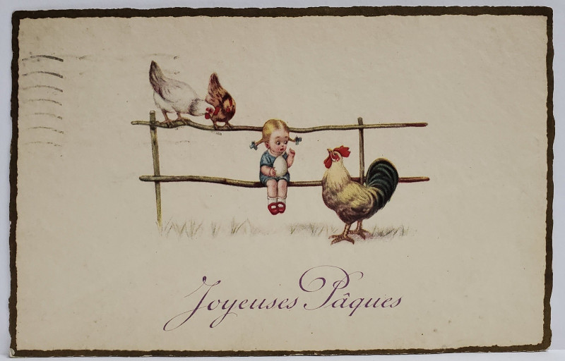 JOYEUSES PAQUES , FELICITARE DE PASTE , 1930