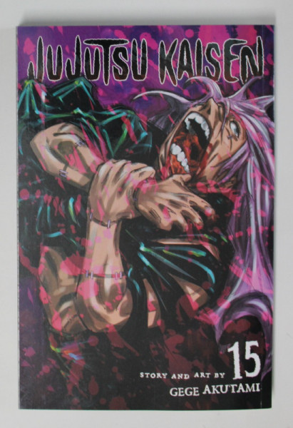 JUJUTSU KAISEN , VOLUME 15 , story art by GEGE AKUTAMI , 2022 *BENZI DESENATE