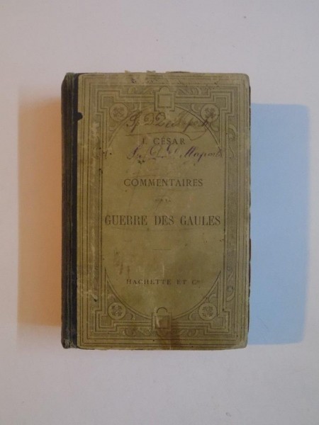 JULES CESAR. COMMENTAIRES SUR LA GUERRE DES GAULES. TEXTE LATIN, PARIS  1903