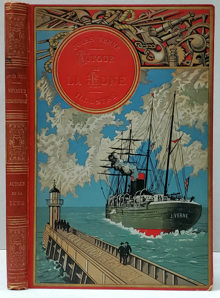 Jules Verne, In jurul lunii - Paris, Colectia Hetzel