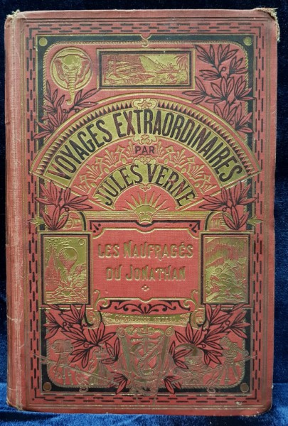 JULES VERNE, NAUFRAGES DU JONATHAN, ILUSTRATIONS par GEORGE ROUX - PARIS, 1922