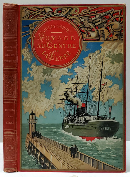 Jules Verne, O calatorie spre centrul pamantului - Paris, Colectia Hetzel
