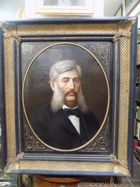 JULIUS UDVARDY - PORTRETE DE FAMILIE , SEC. XIX ( APROX. 1874 )