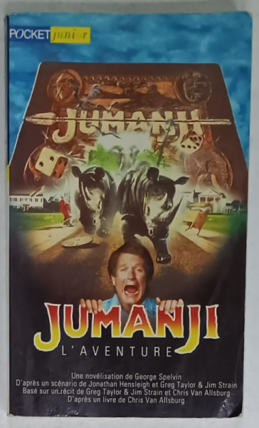 JUMANJI , L 'AVENTURE , une nuvelisation de GEORGE SPELVIN  , 1996