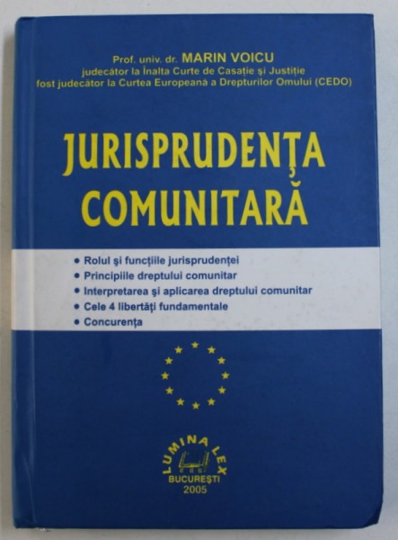 JURISPRUDENTA COMUNITARA de MARIN VOICU , 2005
