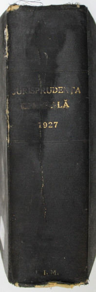 JURISPRUDENTA GENERALA , TABLA DE MATERII PE ANUL 1927 , NR. 1-40 , ANUL V