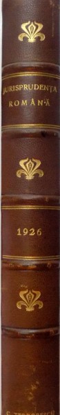 ''JURISPRUDENTA ROMANA'' A INALTEI CURTI DE CASATIE SI JUSTITIE. SUMARUL GENERAL PE ANUL 1926