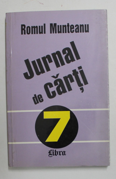 JURNAL DE CARTI de ROMUL MUNTEANU , 1998