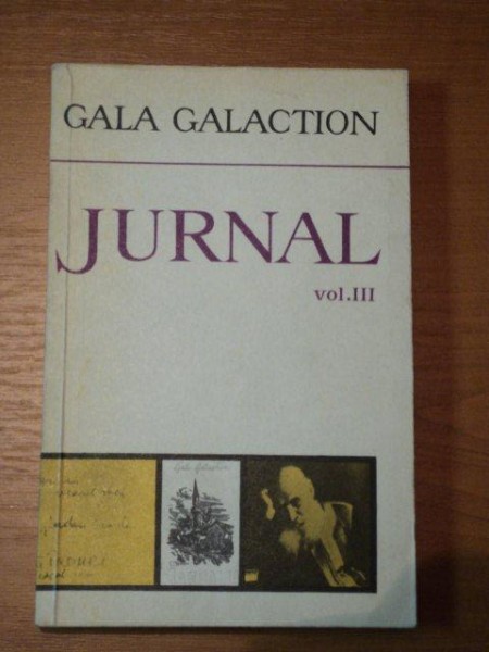 JURNAL VOL.III- GALA GALACTION,buc.1980