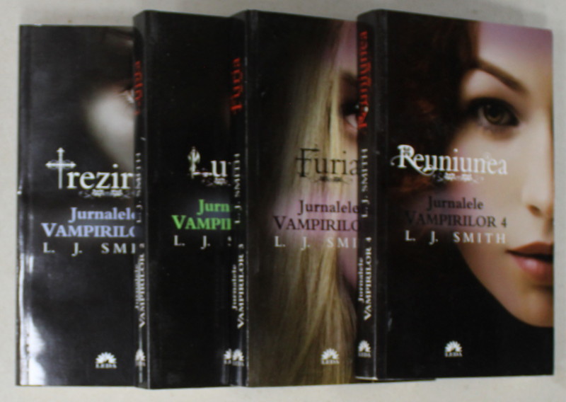 JURNALELE VAMPIRILOR , VOLUMELE I - IV de L.J. SMITH , 2011