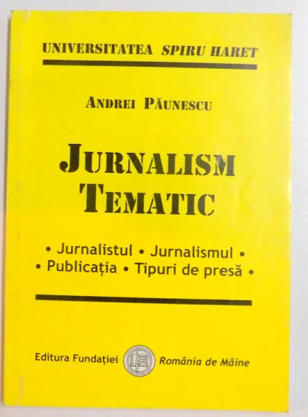 JURNALISM TEMATIC , 2005