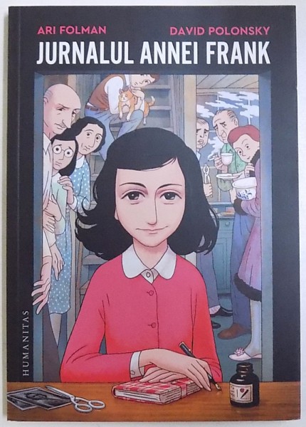JURNALUL ANNEI FRANK , adaptare grafica de ARI FOLMAN si DAVID POLONSKY , 2018 *ROMAN GRAFIC