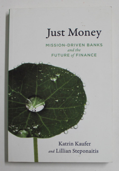 JUST MONEY - MISSION - DRIVEN BANKS AND THE FUTURE OF FINANCE by KATRIN KAUFER and LILLIAN  STEPONAITIS , 2021