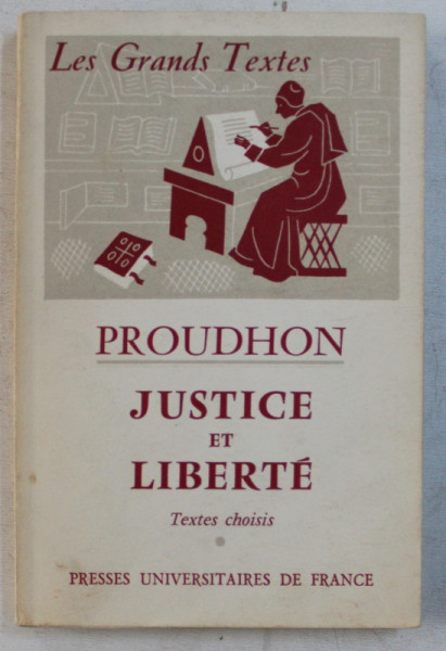 JUSTICE ET LIBERTE par PROUDHON , 1962