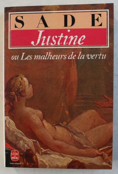 JUSTINE OU LES MALHEURS DE LA VERTU par D. A. F. DE SADE , 1992