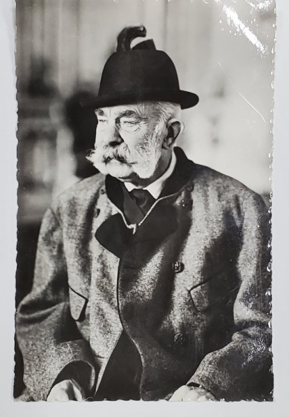 KAISER FRANZ JOSPEH , 1910 , FOTOGRAFIE TIP CARTE POSTALA , POSTBELICA