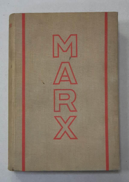 KARL MARX - SEIN LEBEN UND SEIN WERK von KARL VORLANDER , 1929