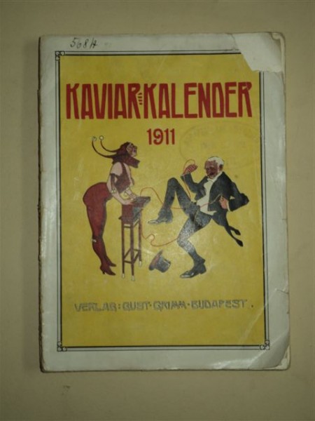 KAVIAR KALENDAR, BUDAPEST, 1911