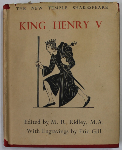 KING HENRY V  by WILLIAM SHAKESPEARE , with engravings by ERIC GILL , 1935