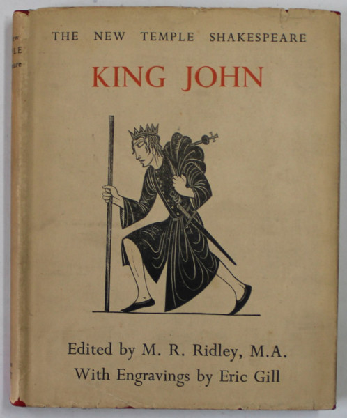 KING JOHN  by WILLIAM SHAKESPEARE , with engravings by ERIC GILL , 1935