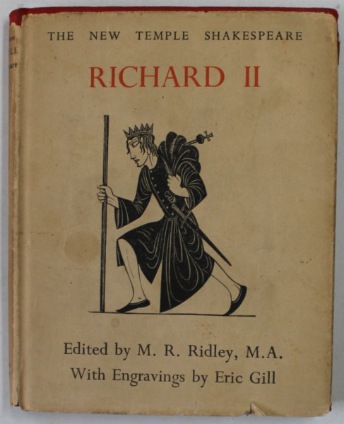 KING RICHARD II by WILLIAM SHAKESPEARE , with engravings by ERIC GILL , 1935