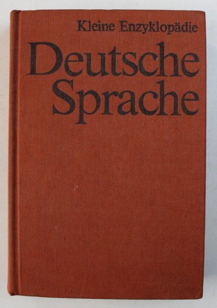 KLEINE ENZYKLOPADIE DEUTSCHE SPRACHE , 1983