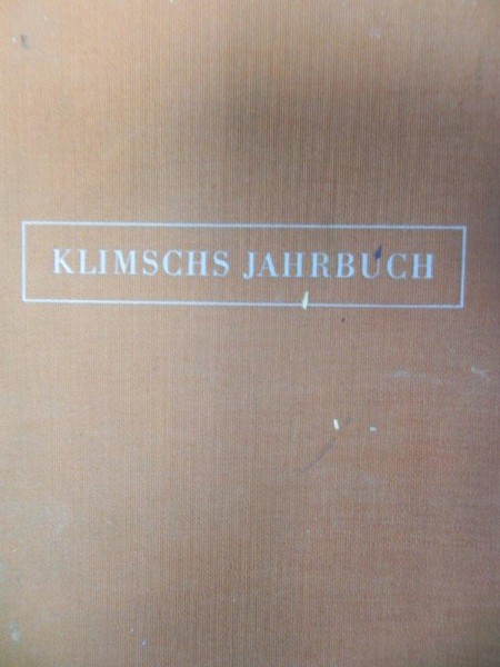KLIMSCHS  JAHRBUCH  FRANKFURT 1933