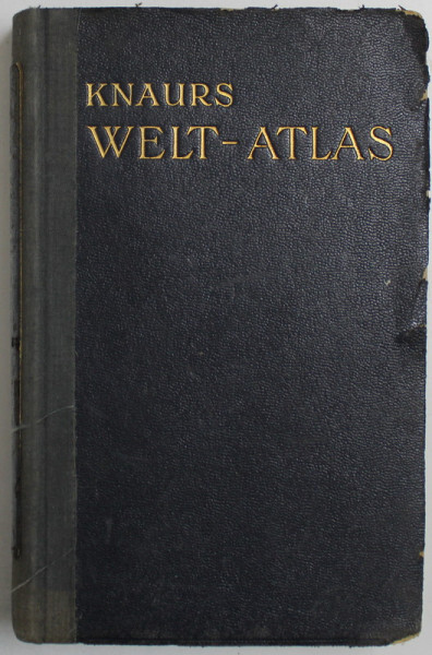 KNAURS WELT  - ATLAS von JOHANNES RIEDEL , 1935