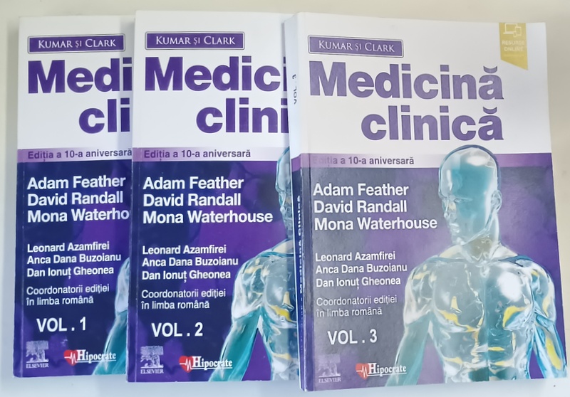 KUMAR SI CLARK , MEDICINA CLINICA , EDITIA A X - A , editie in limba romana de LEONARD AZAMFIREI ... DAN IONUT GHEONEA , 2021