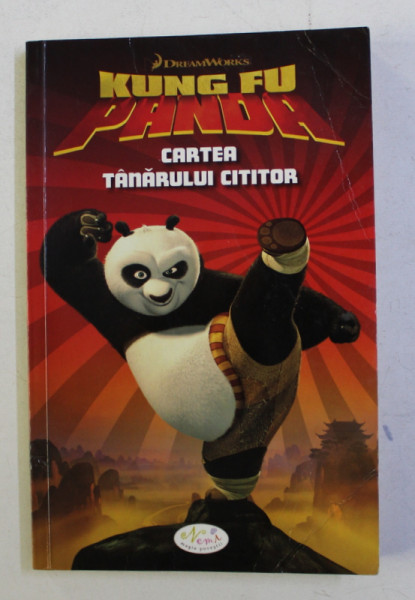 KUNG FU PANDA , CARTEA TANARULUI CITITOR de SUSAN KORMAN , 2008 , PREZINTA URME DE UZURA