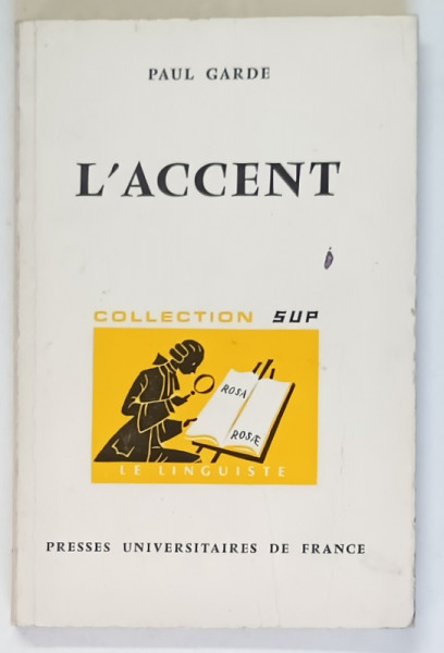 L ' ACCENT par PAUL GARDE , 1968