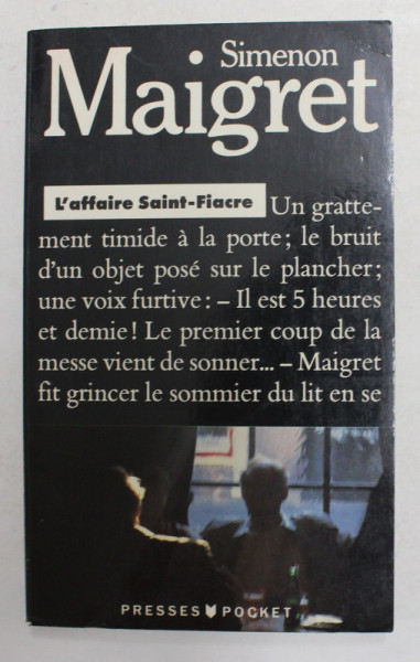 L 'AFFAIRE SAINT - FIACRE par GEORGES SIMENON , 1976