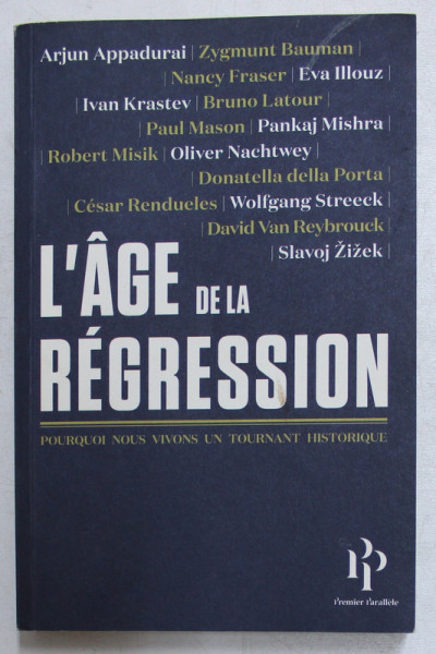 L' AGE DE LA REGRESSION par COLECTIV ,  2017