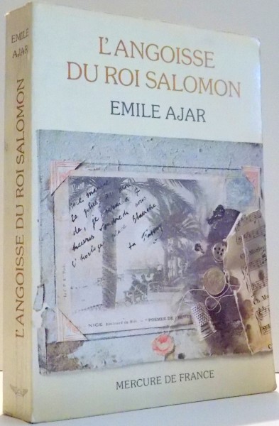 L ' ANGOISSE DU ROI SALOMON par EMILE AJAR , 1979