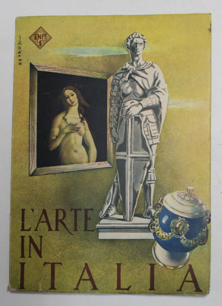 L 'ARTE IN ITALIA , 1942 , PREZINTA HALOURI DE APA SI URME DE UZURA *