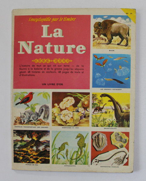 L 'ENCYCLOPEDIE PAR LE TIMBRE  - LA NATURE , 1959