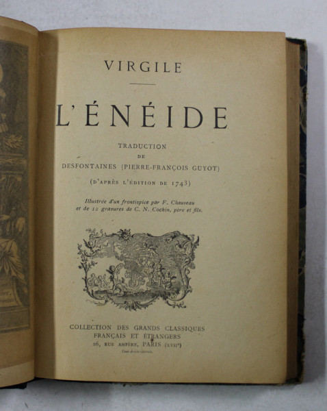 L ' ENEIDE par  VIRGILE *COTOR RESTAURAT