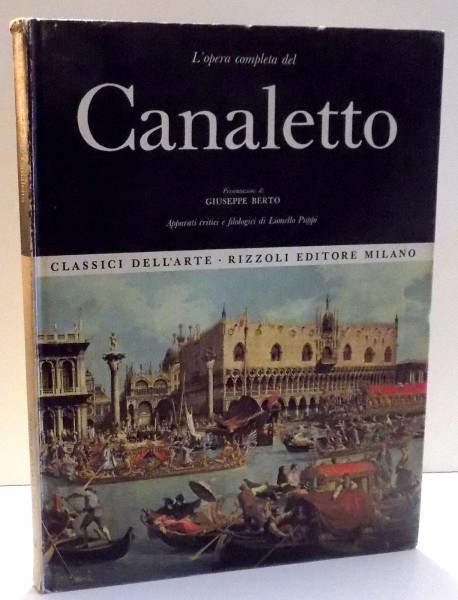 L' OPERA COMPLETA DEL CANALETTO de GIUSEPPE BERT , 1968
